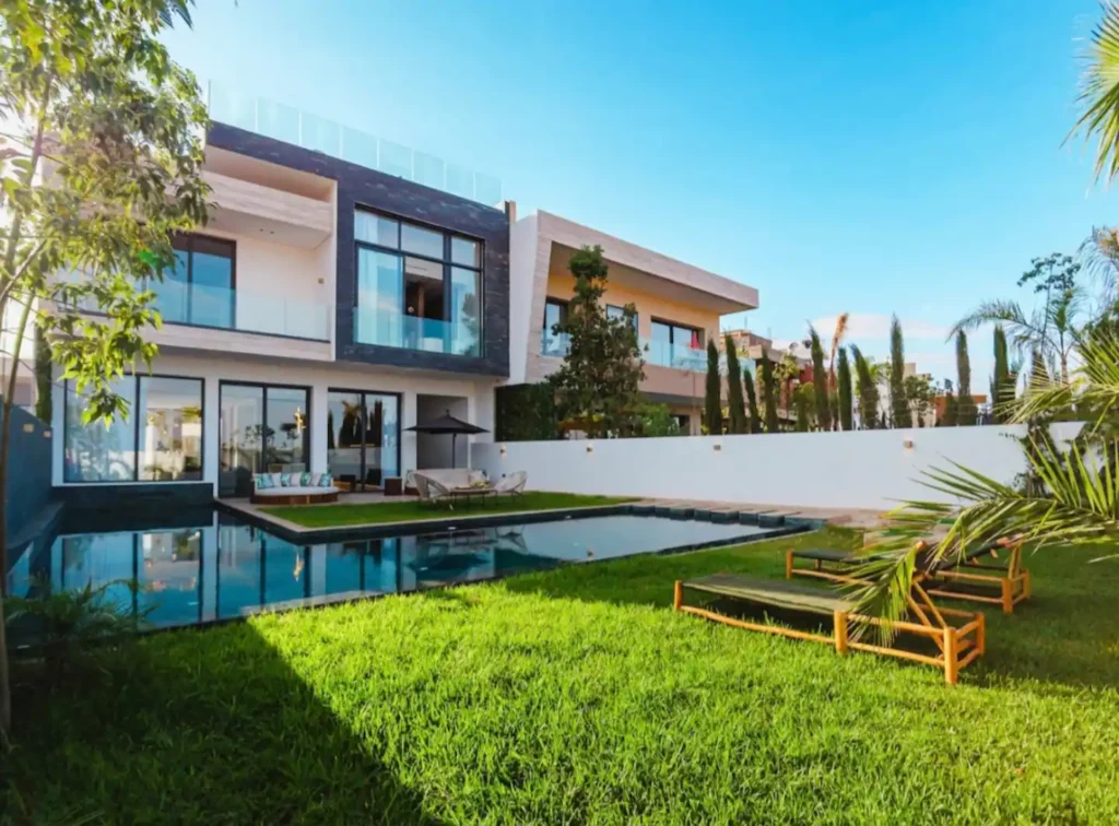 Villa de luxe – piscine chauffée – hammam et cinéma – Argan Golf