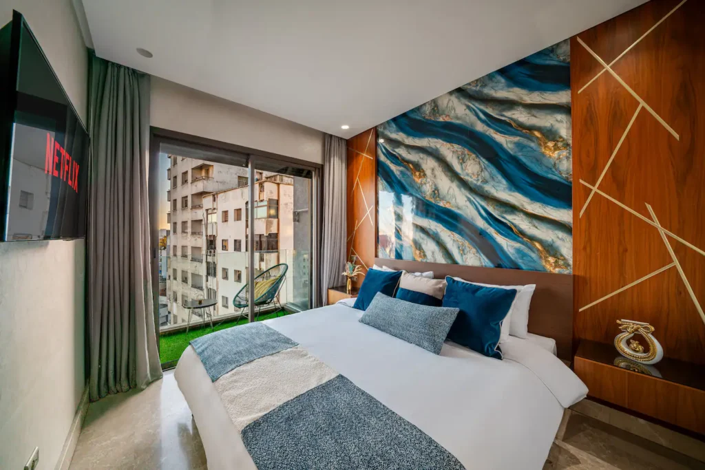 1 suite de luxe – 2 terrasses – Gare/Port/Voyageurs