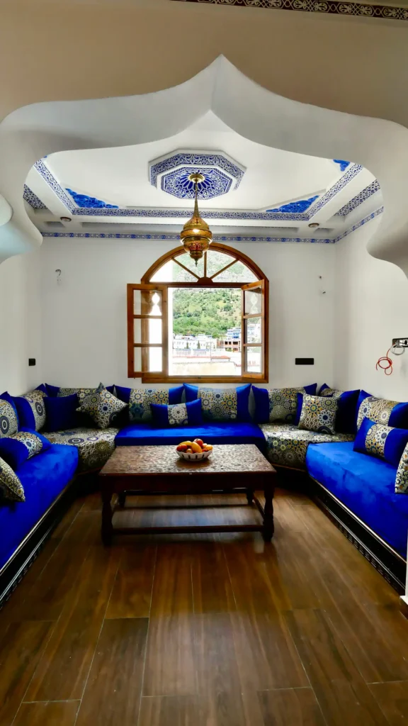 Maison bleue · Chefchaouen · 2 chambres · 3 lits · 1 salle de bain privée