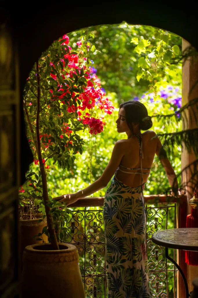 La chambre Fez : patio privé : Riad Roxanne