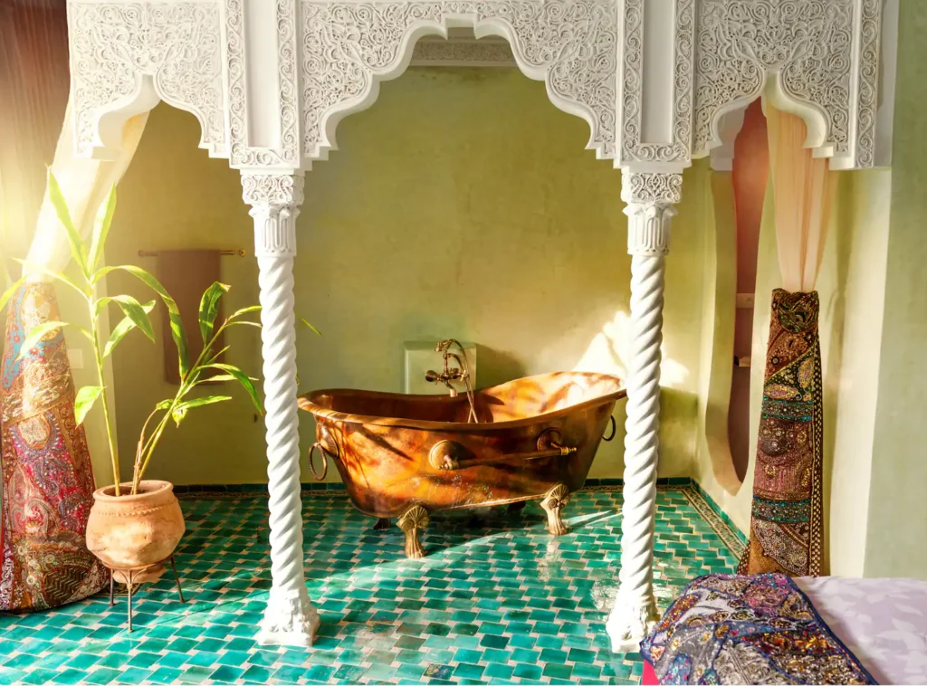 La chambre Fez : patio privé : Riad Roxanne