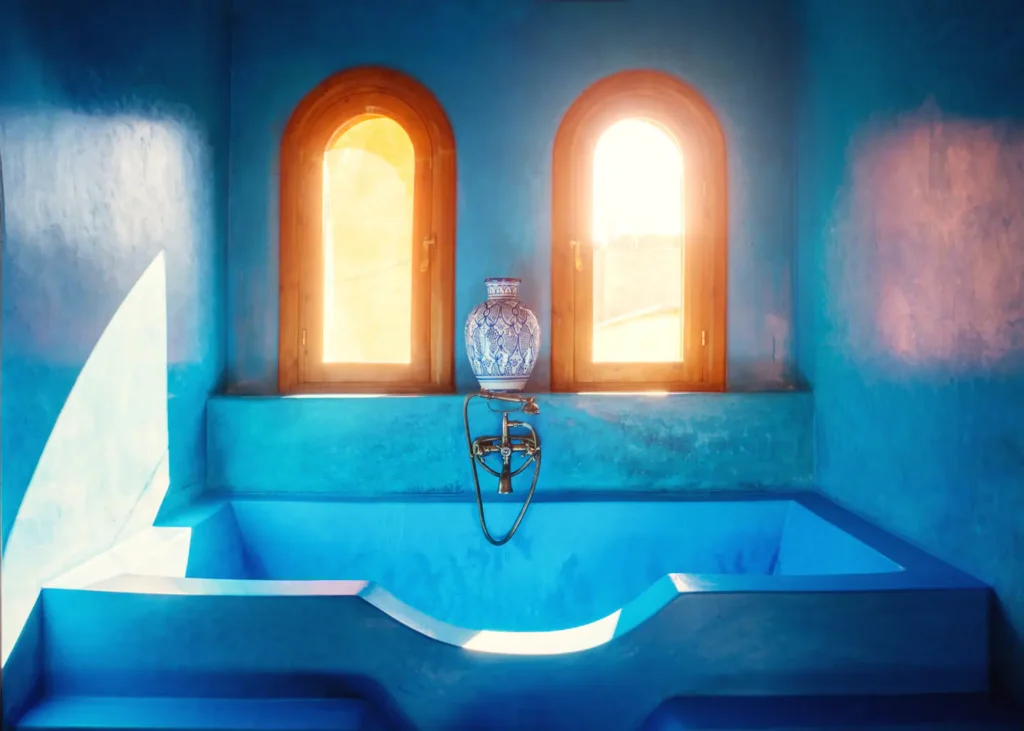 La chambre Fez : patio privé : Riad Roxanne