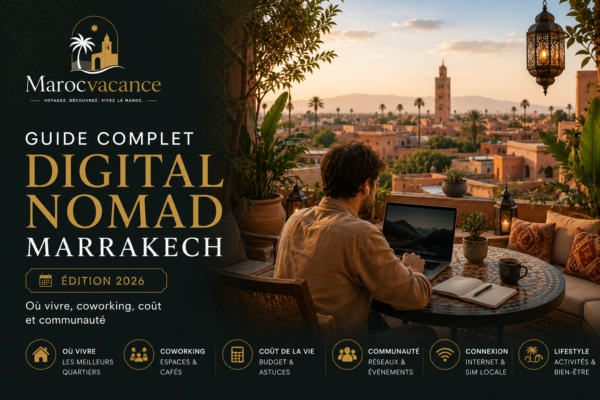 Guide Complet Digital Nomad Marrakech : Où Vivre, Coworking, Coût, Communauté 2026